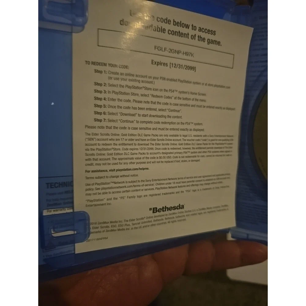 PS4 Vidio Games The Elder Scrolls Online 